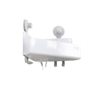 Joseph Joseph Étagère de Douche d'angle avec Miroir Amovible EasyStore-Blanc, Taille Unique