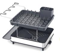 Joseph Joseph Excel Steel 851647 Bac d'égouttage à deux étages