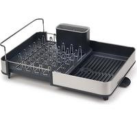 Joseph Joseph - panier à vaisselle Extend Steel coulissant avec prise de vidange, gris