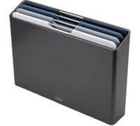 JOSEPH JOSEPH Folio Jeu de 4 grandes planches à découper avec étui en acier Graphite G