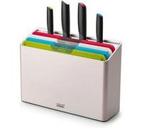 Joseph Joseph – Ensemble 8 couteaux & planches Folio Icon, antidérapants, étui – Inox/multicolore