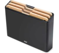 Joseph Joseph Folio Set 3 Planchettes Bambou Noir Avec Housse En Acier