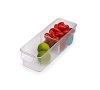 Joseph Joseph FridgeStore - Organisateur/Rangement de tiroir pour réfrigérateur avec poignée et roulettes pour un accès facile, convient aux réfrigérateurs standard, sans BPA, petit