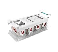 Joseph Joseph FridgeStore Rangement Canette Pliable sous étagère Frigo, Gain de Place, pour étagères 26-38 cm