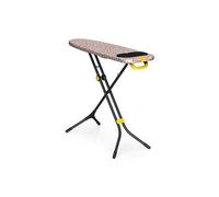 Joseph Joseph Glide Table à Repasser 110 x 33 cm avec Pieds Compacts Réglables et Repose-Fer à Vapeur Intégré Résistant à la Chaleur, Housse en Coton Imprimé, Fleur de Pêcher