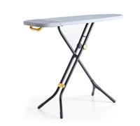 Joseph Joseph Glide Table de Repassage avec Pieds Compacts et Support Intégré pour Fer à Vapeur - Standard, Gris / Jaune