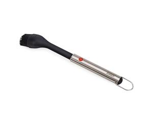 Joseph Joseph GrillOut Brosse à Badigeonner BBQ en Silicone avec Tête Rétractable, Poils Résistants à Haute Température, Poignée en Acier Inoxydable