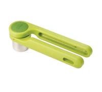 Joseph Joseph Helix Garlic Press, action d'écrasement facile, lavable au lave-vaisselle - Vert