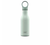 Joseph Joseph Loop- Bouteille d'eau en acier inoxydable isolée sous vide, gourde pour le travail, la gym, les voyages - 500ml, vert