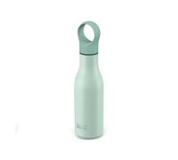 Joseph Joseph Loop- Bouteille d'eau en acier inoxydable isolée sous vide, gourde pour le travail, la gym, les voyages - 500ml, vert