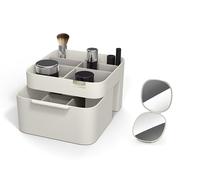 Joseph Joseph Make Me Up Set miroir compact et organisateur de cosmétiques, beige (shell)