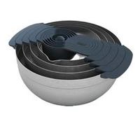 JOSEPH JOSEPH Nest 9 Plus Ensemble de bols de préparation des aliments Acier