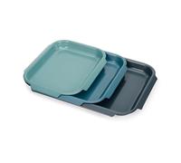Joseph Joseph Ensemble de moules à gâteaux Nest bake. 3 pièces Bleu