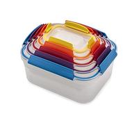 Joseph Joseph Nest Lock Lot de 10 boîtes de Conservation en Plastique avec couvercles hermétiques et étanches Multicolore