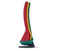 Joseph Joseph - Nest Ustensils Plus - Ensemble de 5 Ustensiles en Nylon Aimantés, Cuillère, Cuillère à spaghettis, Louche, Ecumoires Livré avec son Porte Ustensiles - Multicolore