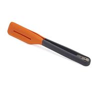 Joseph Joseph Pince à Retourner de Cuisine, Pince en Silicone, avec Fermoir pour un Rangement Compact, Compatible Lave-Vaisselle, Gris/Orange