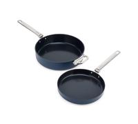Set de 2 poeles 24 et 28cm + 1 separateur protege-ustensiles