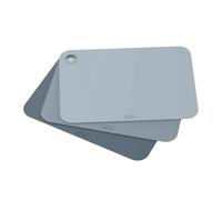 Joseph Joseph Pop - Ensemble de 3 Planches à découper double face à couleurs codées, flexibles, faciles à ranger, résistants au lave-vaisselle, Bleu ciel