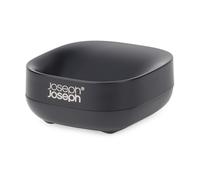Joseph Joseph Slim Porte-Savon de Salle de Bain Compact et Peu Encombrant, Base Antidérapante, Noir Mat