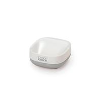 Joseph Joseph – Porte-savon de salle de bain – Compact – Base antidérapante – Blanc/Gris