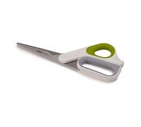 Joseph Joseph PowerGrip - Ciseaux de cuisine avec poignée de pouce intégrée et effeuilleuse, blanc/vert