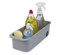 Joseph Joseph Rangement Roulantes Cuisine Salle de Bain, Organisation sous Evier, Panier de Rangement, Gris