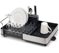 EXTEND STEEL Egouttoir à vaisselle extensible avec bonde Joseph Joseph Inox GRIS