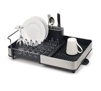 Joseph Joseph - panier à vaisselle Extend Steel coulissant avec prise de vidange, gris