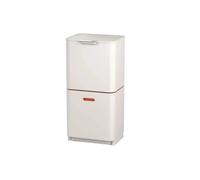 Joseph Joseph séparateur de déchets Totem2 x 30 litres aluminium blanc