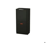 Joseph Joseph séparateur de déchets Totem2 x 30 litres aluminium noir