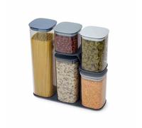 Joseph Joseph Set de boîtes à provisions Podium bleu 5 pièces