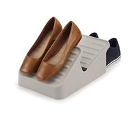 Joseph Joseph Shoe-In - Rangement à 2 étages pour chaussures, peut contenir jusqu'à 3 paires- Petit, Beige