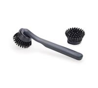 Joseph Joseph Brosse à vaisselle 6500009, poils durables, grattoir, tête remplaçable, gris