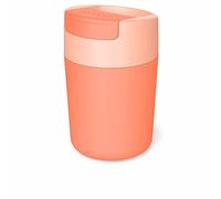 Joseph Joseph Sipp Travel Mug avec Couvercle, Étanche, Réutilisable, Tasse pour Café et Thé, 340 ml, Corail