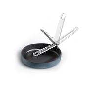 Joseph Joseph Space Casserole antiadhésive de 23 cm (5,4 qt) avec poignée et couvercle rabattables, compatible avec l'induction