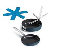 Joseph Joseph Set de 2 poeles 24 et 28cm + 1 separateur protege-ustensiles