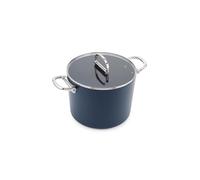 Joseph Joseph Space Marmite antiadhésive de 25 cm (8,5 qt) avec poignées et couvercle rabattables, compatible avec l'induction