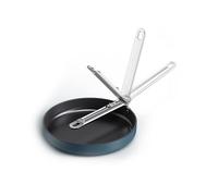 Joseph Joseph Space Poêle à frire antiadhésive de 24 cm (9.5") avec poignée pliante, compatible avec l'induction