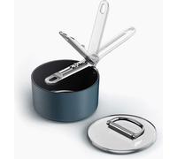 Joseph Joseph Space, Rond, Bleu, Aluminium, Céramique, Acier inoxydable, Acier inoxydable