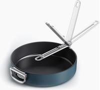 Joseph Joseph Space, Rond, Poêle à usage général, Bleu, Céramique, 232 °C, Aluminium