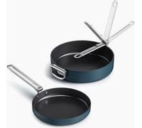 Joseph Joseph Space, set à frire, bleu, aluminium, céramique, acier inoxydable, acier inoxydable