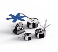 Joseph Joseph Set de casseroles Space Steel inox 3 pièces empilable