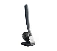 Joseph Joseph SinkTech Set Brosse à Vaisselle et Éponge avec Support en Acier Inoxydable, Poils Durables, Têtes Remplaçables