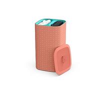 Joseph Joseph Panier à linge Tota Pop 60 L couvercle 2 sacs amovibles avec poignées Coral/Vert