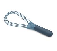 Joseph Joseph Twist Whisk- 2 en 1 - fouet plat et fouet ballon - Convient aux ustensiles de cuisine antiadhésifs, Silicone, bleu