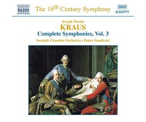 Joseph Martin Kraus : Intégrale des Symphonies, Vol. 3
