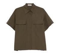 Joseph - Pocket Poplin Shirt - Femme - Blouses et Chemises - Vert - Taille: 38 FR