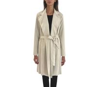 Joseph Ribkoff - Cappotto scamosciato lungo - Femme - Manteaux - Beige - Taille: 48 FR