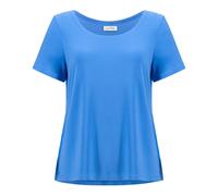 Joseph Ribkoff - Haut ajusté et évasé à manches courtes - Femme - Tops - Bleu - Taille: 42 FR