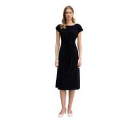 Joseph Ribkoff - Robe mi-longue portefeuille drapée - Femme - Robes - Noir - Taille: 50 FR